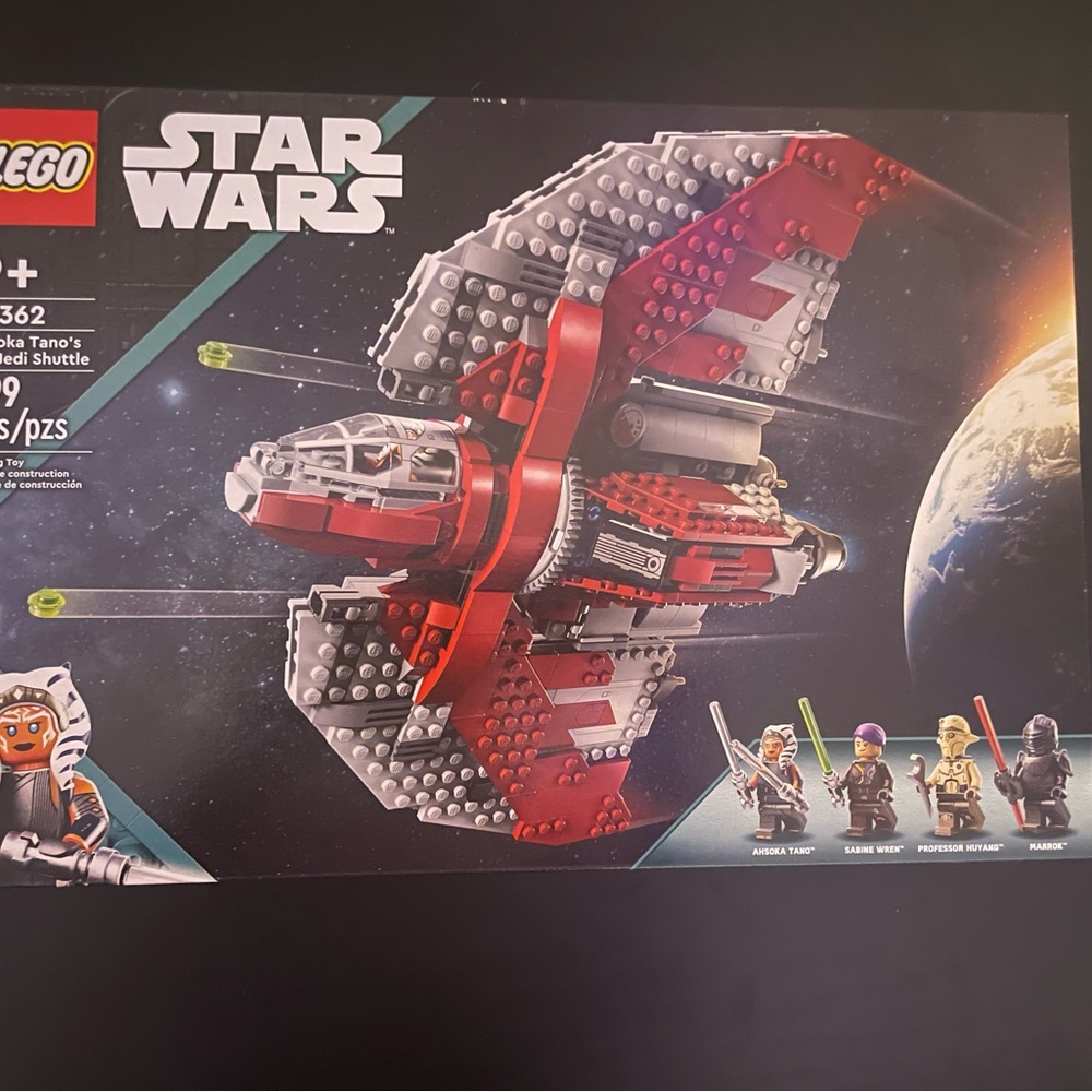 Lego Red and Gray Building Set Star Wars Resistance Transport Pod